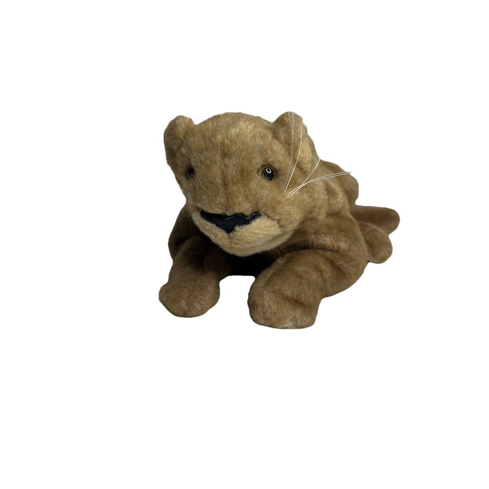 Folkmanis Puppet Lion Cub Hand Puppet Folktails Light Brown EUC